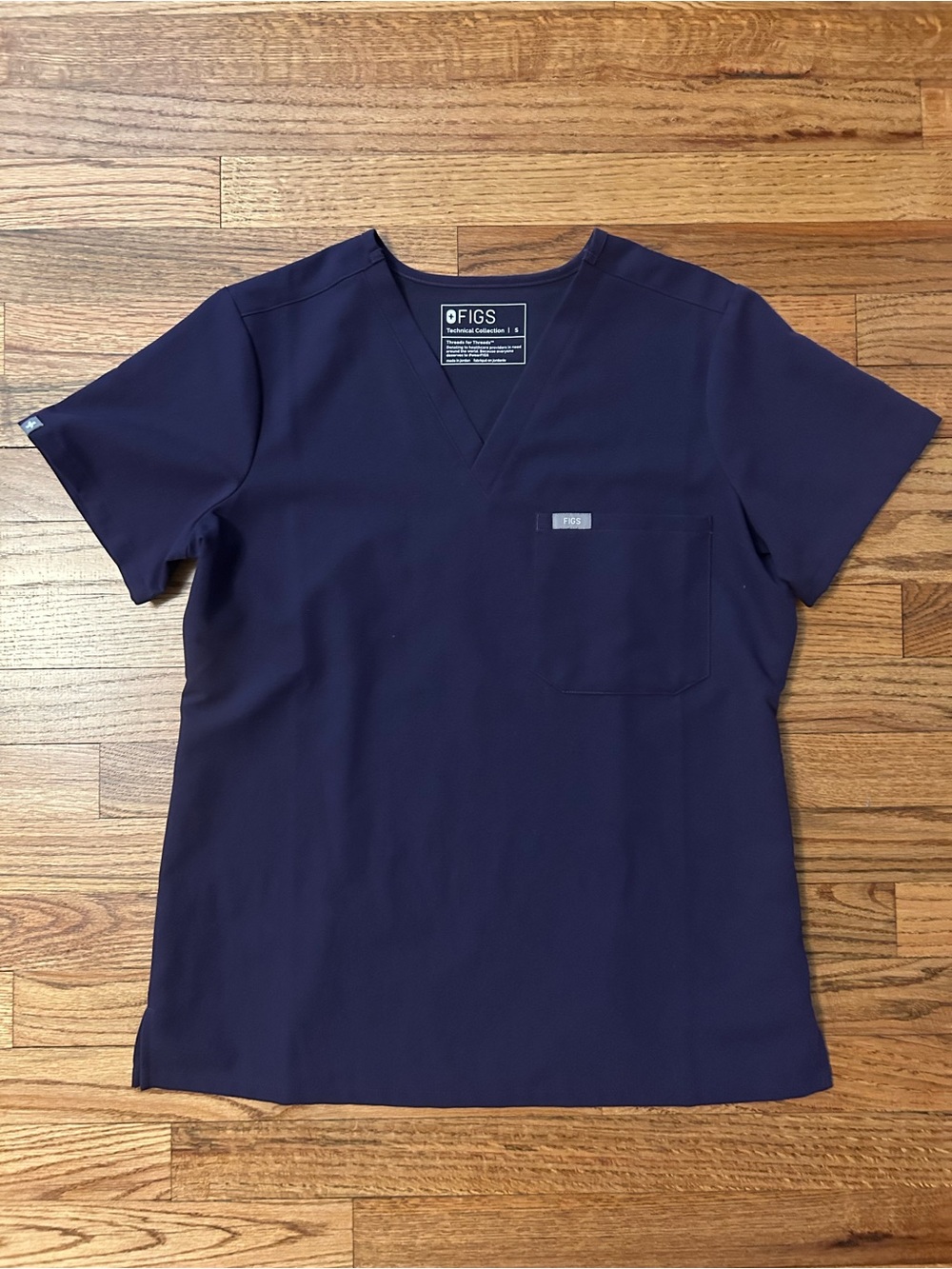 FIGS Catarina Scrub Top Purple Jam